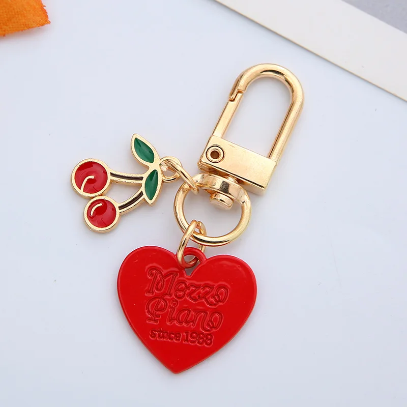 Melody Cinnamoroll Cherry Keychain Couple Pendant Car Key Chain
