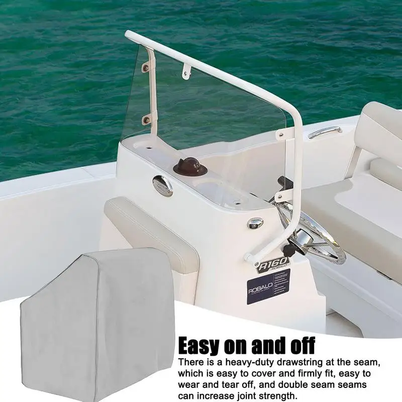 46X40X45 Inch Boat Yacht Center Console Cover Mat Waterproof Dustproof Anti-UV Keep Dry Accessories fishing boat cover boat cover