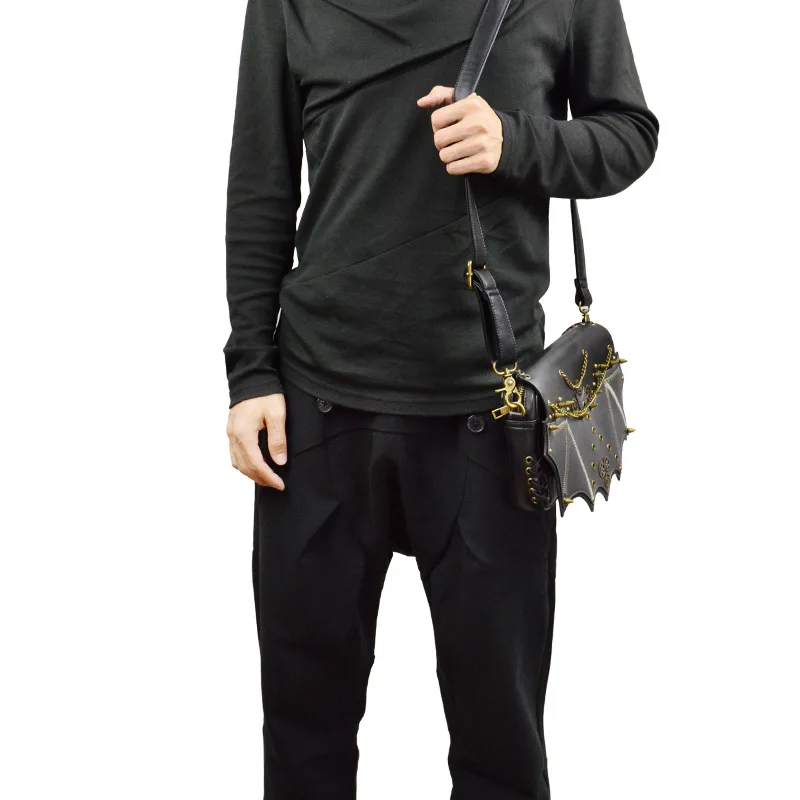 New Punk Women's Bag Single Shoulder Crossbody Portable Large Capacity Shoulder Bag Multifunctional Bag For Women Handbag