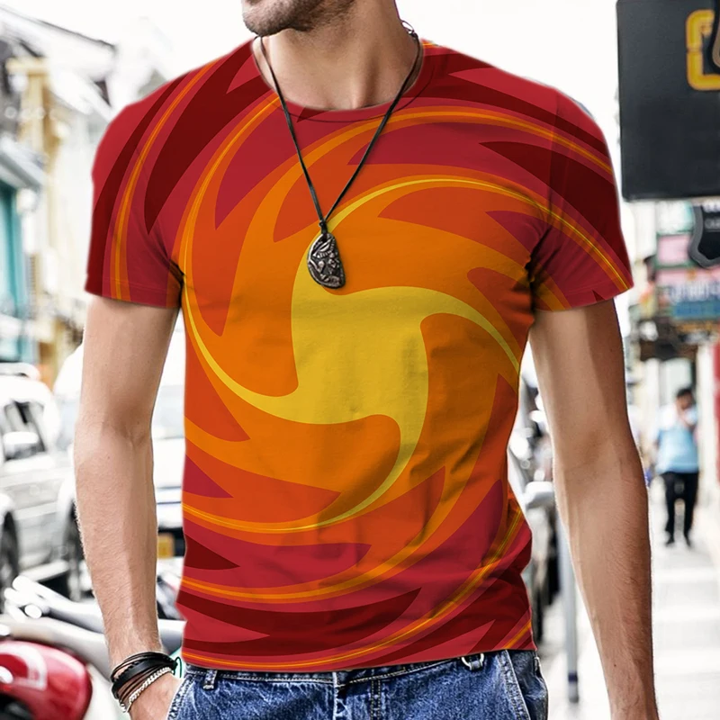 Vertigo Style Men's T-shirts Vortex 3d 