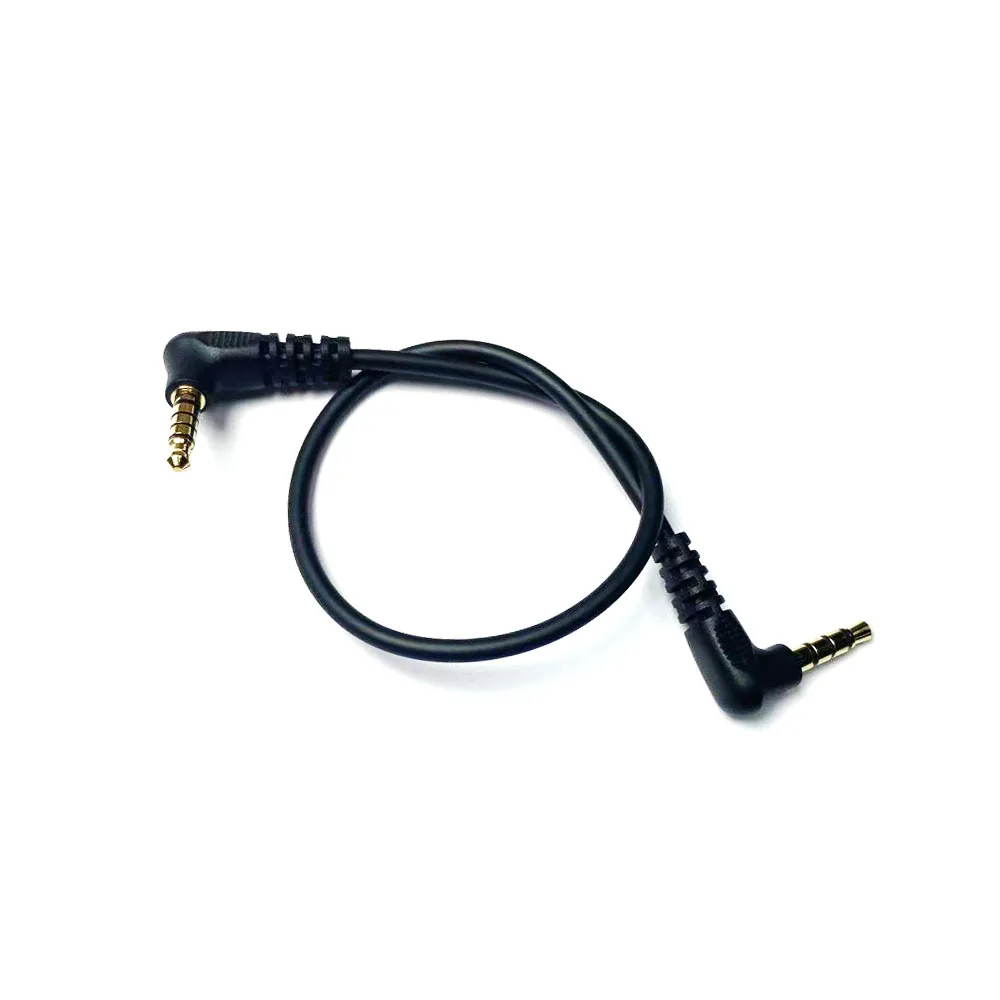CADDX Audio Cable 26mm 3.5mm cable Dual Head 90° 4-Pole to 5-Pole Typically used in external modules and Goggles X products thumbnail 2