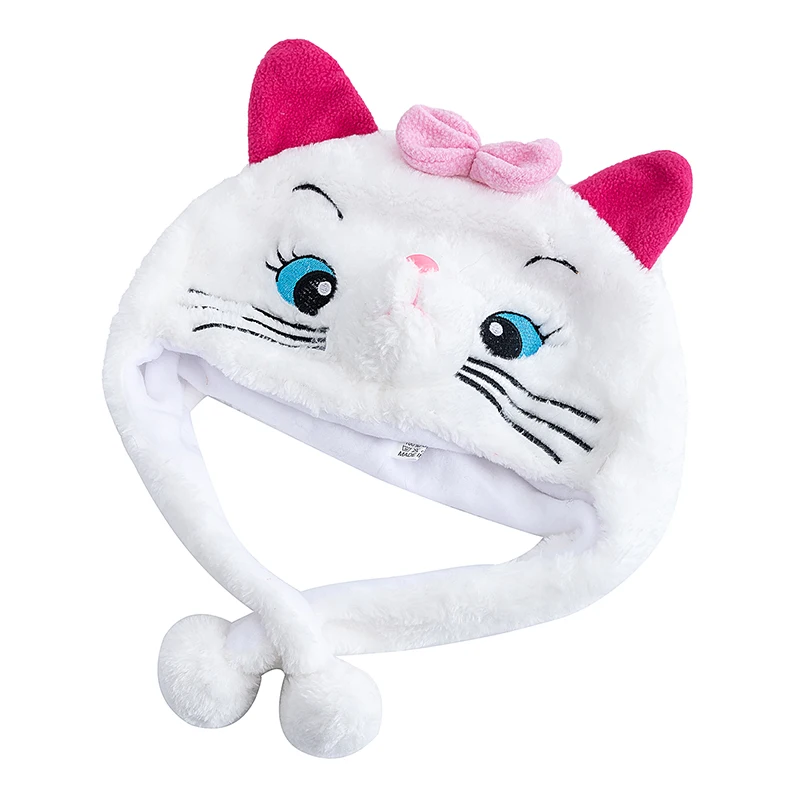 Hot Sale Unisex Decorative Funny 3D Cat Animal Style Hat Mischievous Couple Cap For Man Women Plush Winter Lovely Family Hat