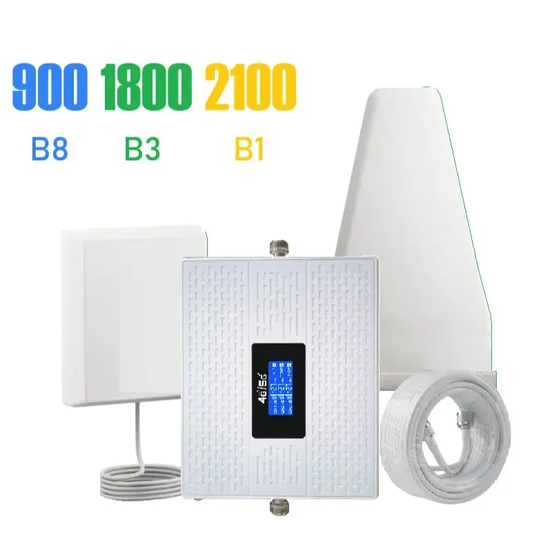 LOG 로켓 옴니 360 듀얼 실내 안테나 셀룰러 신호 증폭기 900 1800 2100 신호 부스터 5G 4G 3G 2G 3밴드 리피터