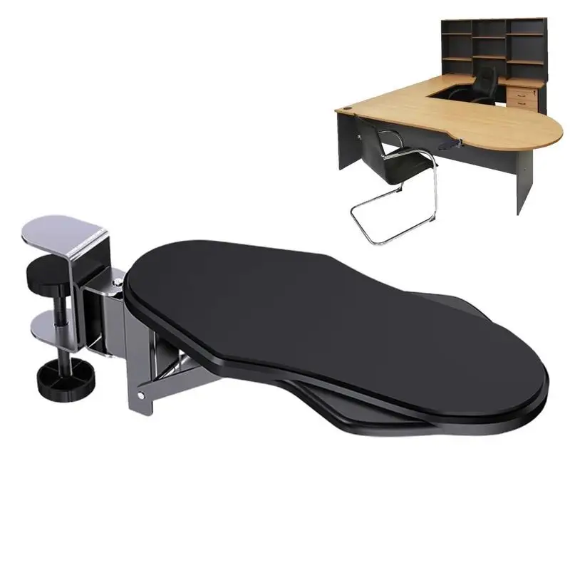 

Desk Arm Rest Adjustable No Drilling Arm Rest Support For Computer Desk Easy Installation Stable Elbow Rest Pad For Office Desk