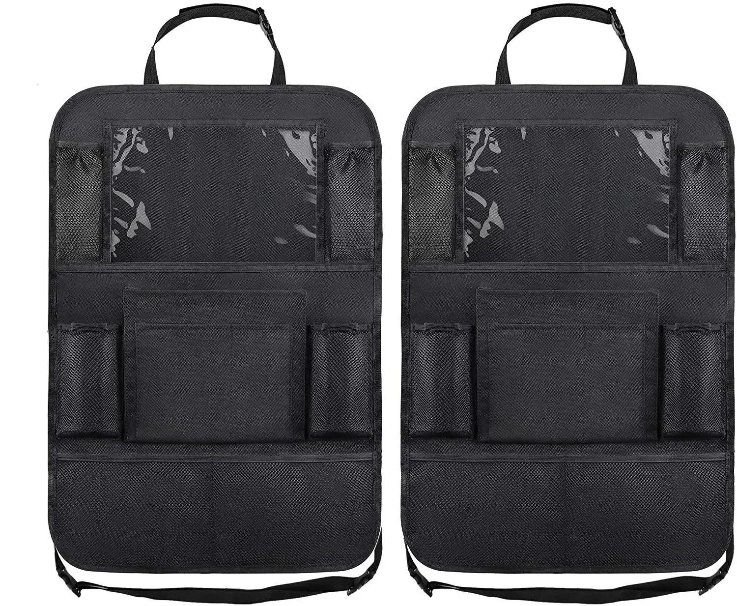 Baby Car Accessories Trim Child Car Seat Storage Kick Proof Back Cover Touch Screen Storage Bag Seat Cushion, car seat storage bag