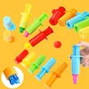 5 Pieces/Set Dough Extruders Set Assorted Designs Novelty DIY Plasticine Squeeze Making Playdoh Tool for Playing Dough 1
