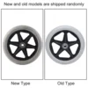 6/8inch 5/6 Holes Solid Wheel PU Wheelchair Rollator Caster Hub Replacement 608ZZ Metal Bearing Wheel Wheelchair Accessory Parts 6