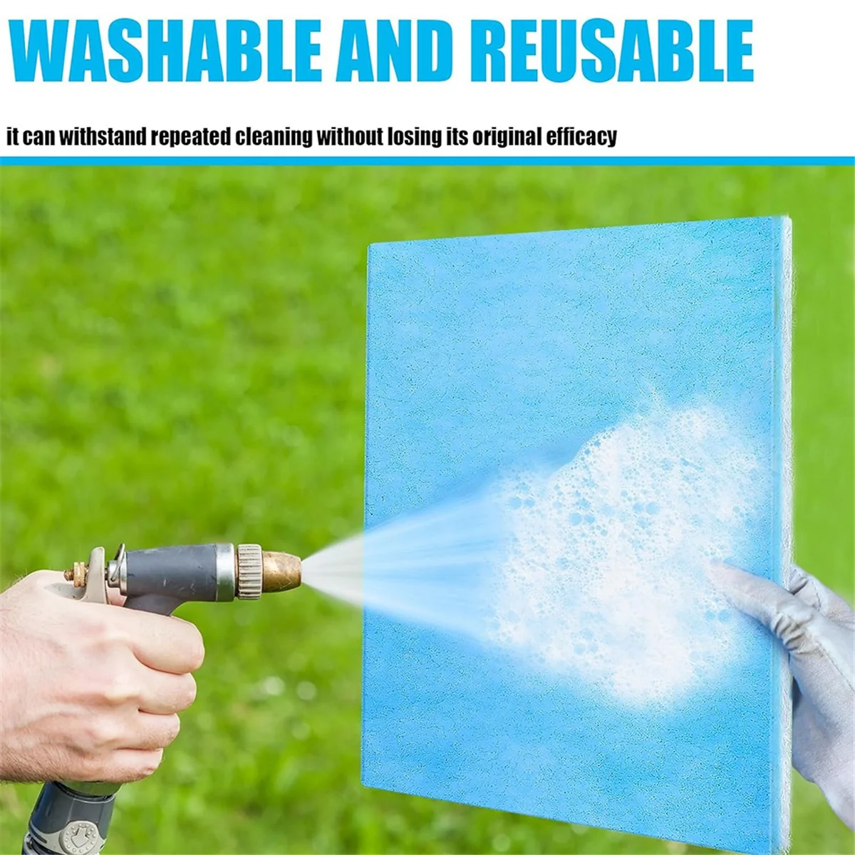 Merv 8 재사용 가능한 에어 벤트 필터 정전기 바닥 벤트 필터에 맞게 절단 세척 가능 교체 Ac 필터 호환 XY