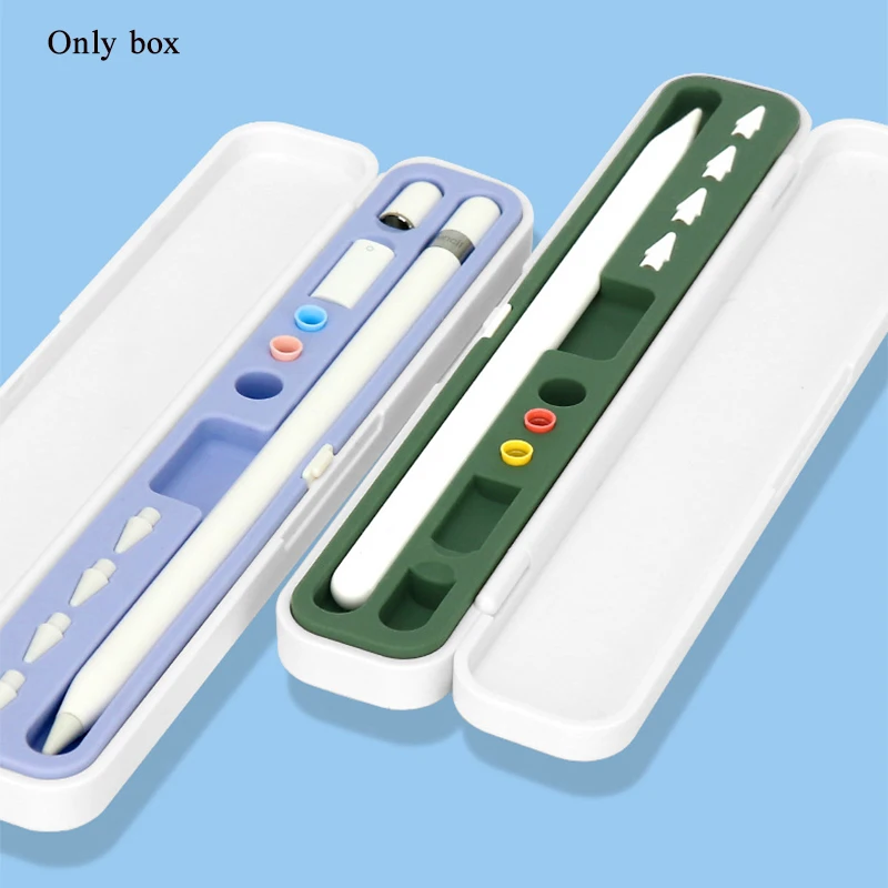 Pencil Storage Box for Apple Pencil 1st 2nd Portable Carrying Case Pen Nib Holder for iPad Drawing Pens Tablet Accessories