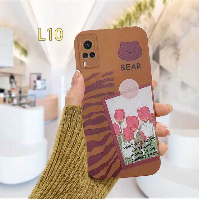 Silicone Case For Samsung A32 A12 A10 A52 A72 A20S A51 A52S A02S A50 A10S A125 A30 Fashion Cute Bear Lucky Series