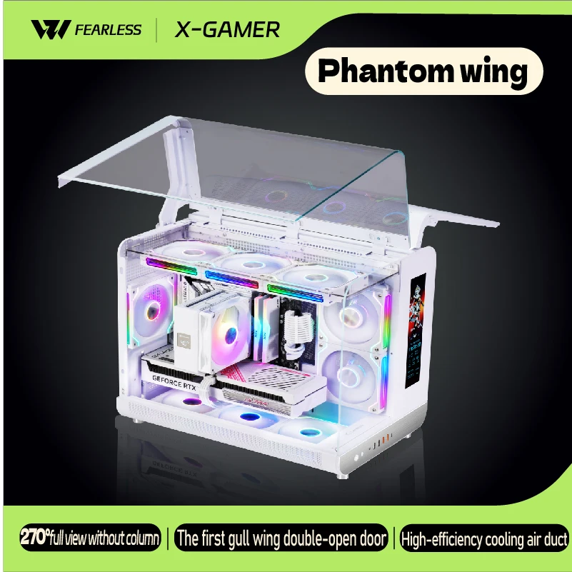 PowerTrain x-gamer phantom wings LCD ケース PowerTrain X-GAMERX Phantom Wings LCD Edition Black Seaview