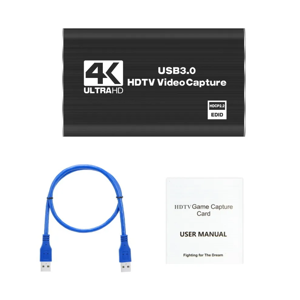 4K Capture Card for Streaming Recording HDMI Video Capture Device with USB 3.0 1