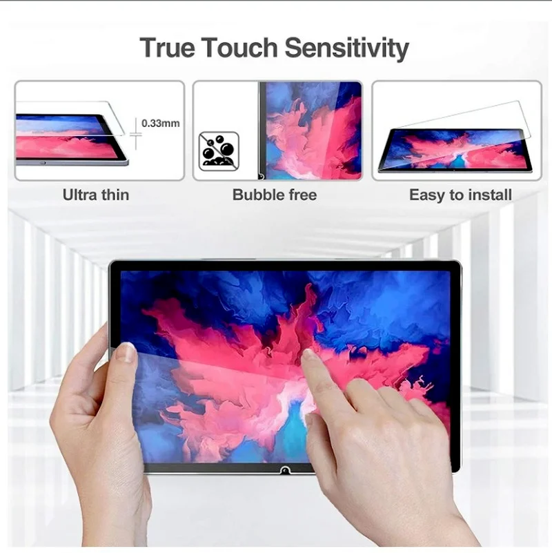 para Lenovo Tab M10 hd 10.1 Tb-x306f X605f X505f Vidro Temperado para Lenovo Tab M10 Plus 3rd Gen 10.6 Tab M10 Fhd Mais Tb-x606f - Imagem 3
