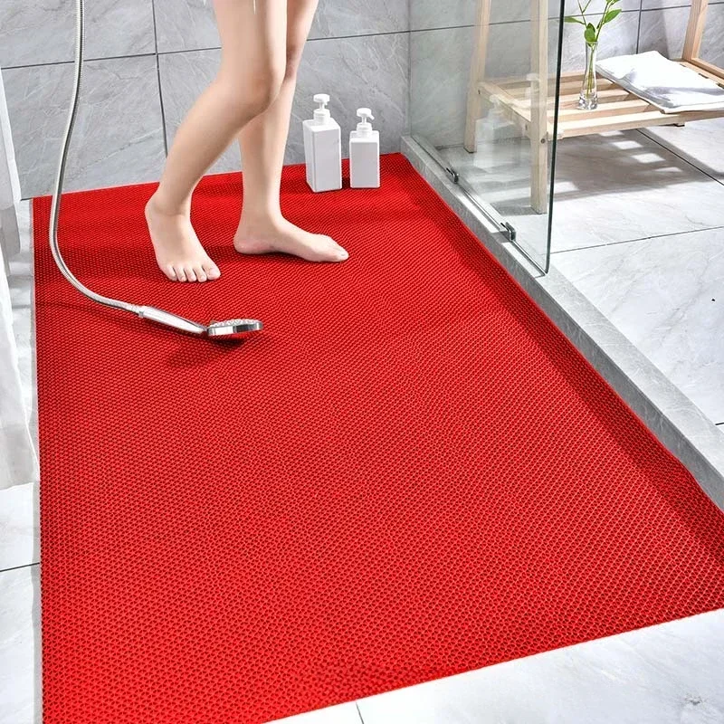 Enhanced Non-Slip Perforated Waterproof Floor Mats for Home Use