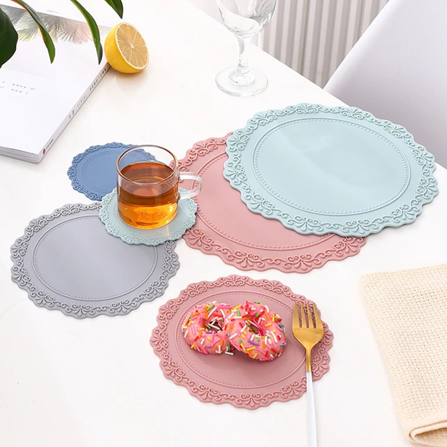 Heat Resistant Table Protector  Table Placemats Cup Holder
