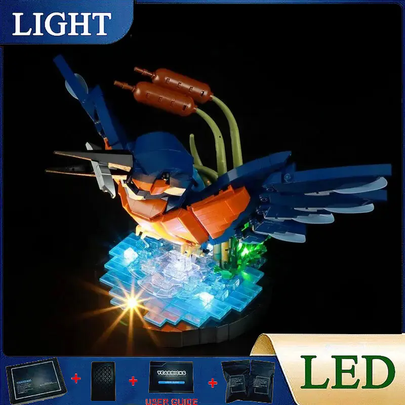 DIY LED Light Kit For LEGO 10331 Kingfisher Bird (Only LED Light
