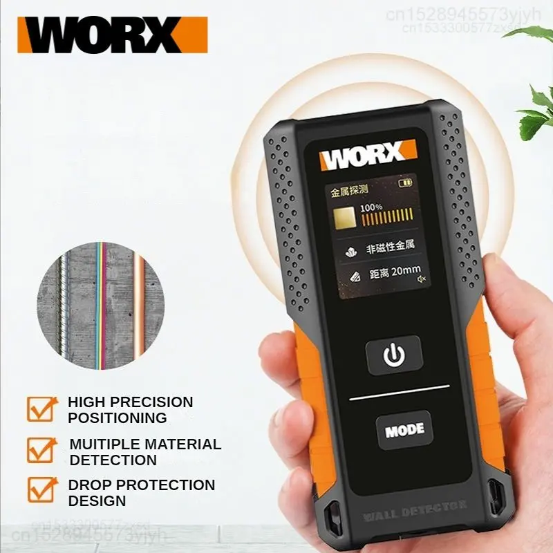Stud Finder 3in1 Multifunctional Wall Scanner Metal Wood & AC Wire Stud Find Digital Display Metal Detector Youpin WORX