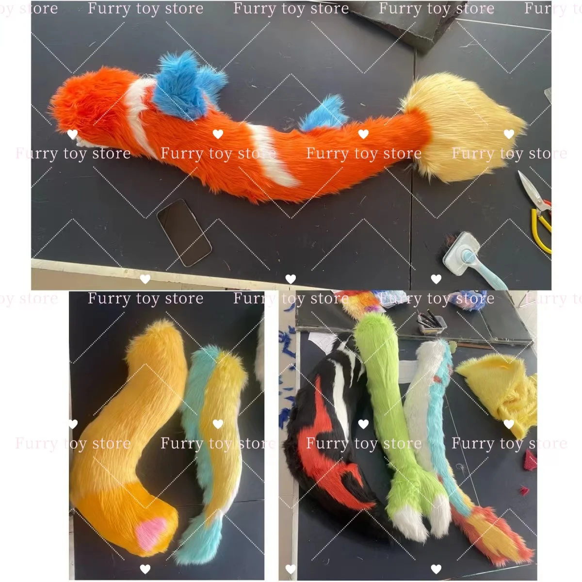 Furry Tail Fursuit Kigurumi Animal Cute Cosplay Costume Furry Suit Accessories Deer Hare Sheeptail Cartoon cosplay costumes