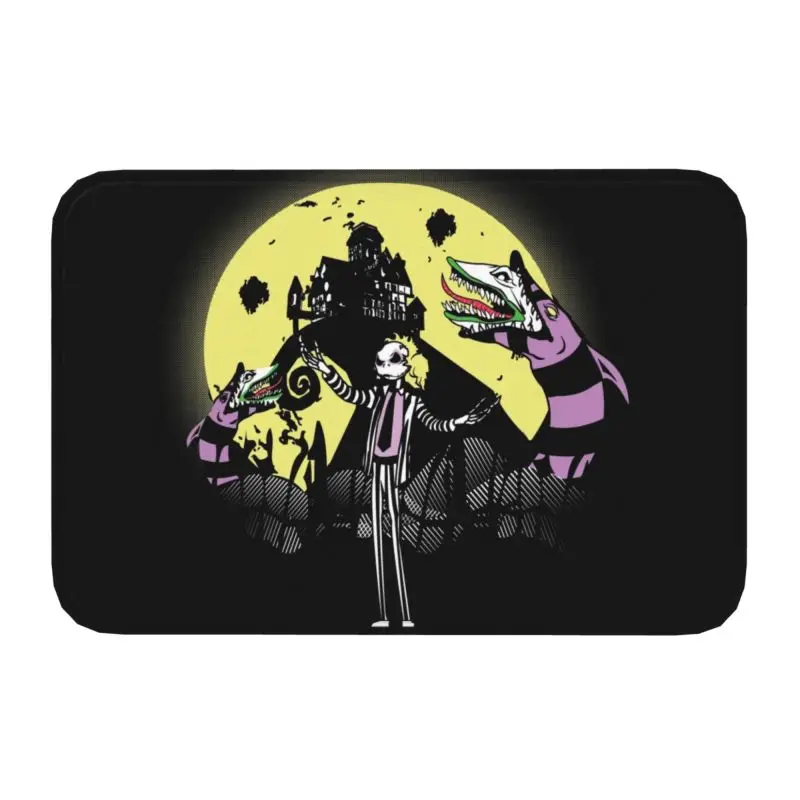 Bettlejack Revised Door Floor Bagno Kitchen Mat Antiscivolo Outdoor Tim Burton Beetlejuice Door Mat Garage Ingresso Tappeto Tappeto