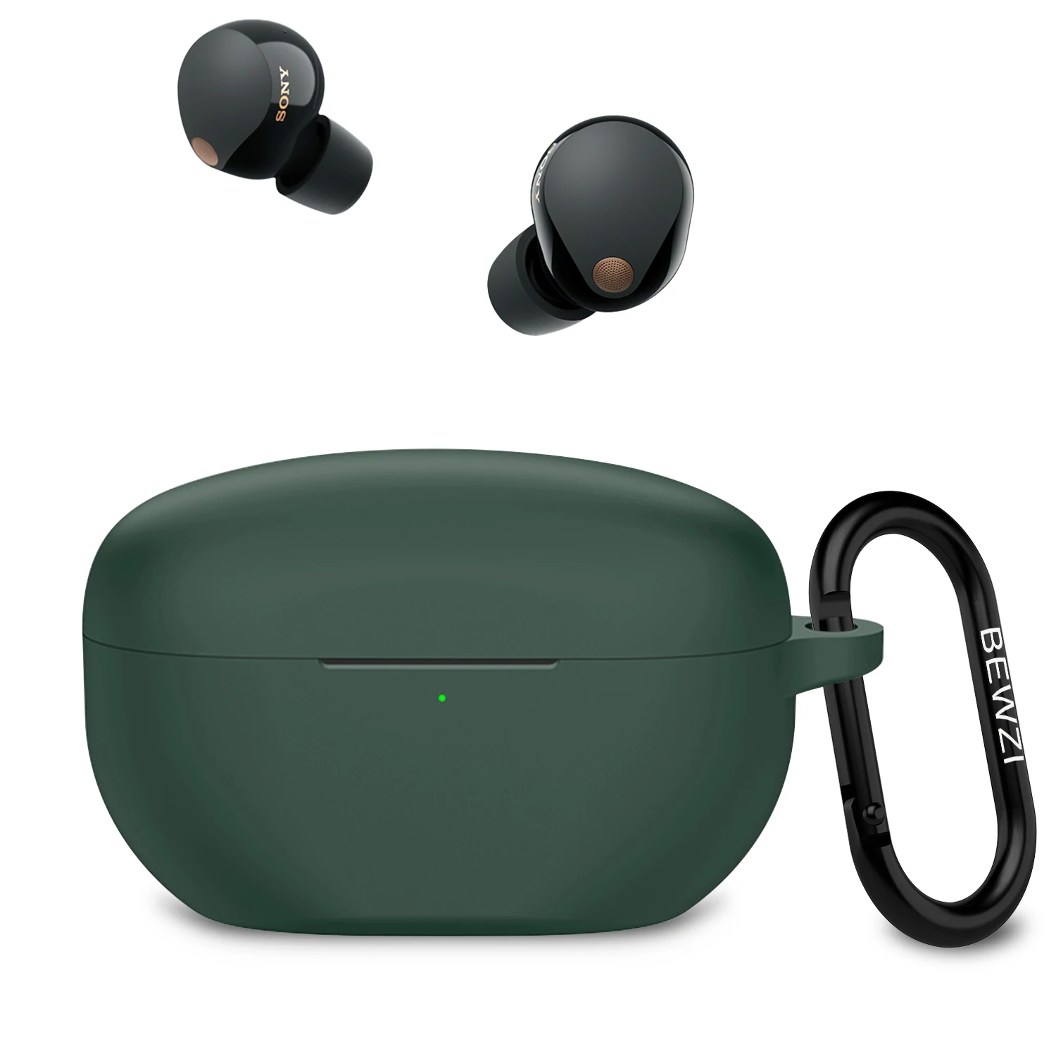 Smooth Surface Silicone Protective Case with Hook – Vogue Simple Style Cover