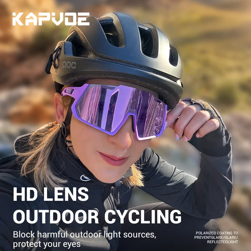 SCVCN Photochromic Cycling Glasses UV400 MTB Clear Mountain Bike Transition Bicycle Sunglasses for Men Women Sports Eyewear