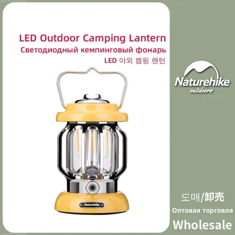 

Naturehike Outdoor Portable Ultra Light Hanging Light Waterproof Rechargeable LED Light Dinner BBQ Camping Atmosphere Tent Light