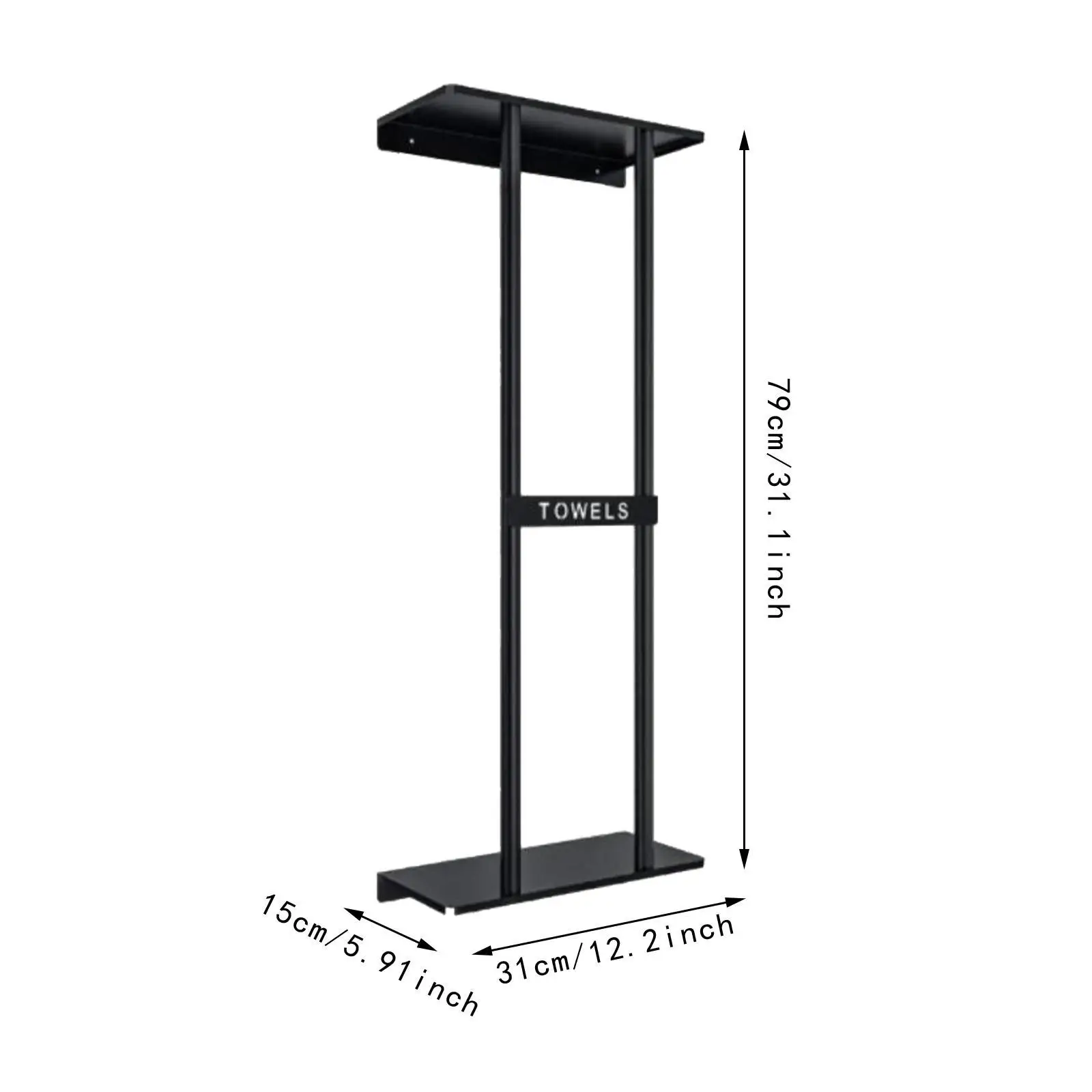 Towel Rack for Bathroom Bathroom Organizer Wall Mounted Towel Holder