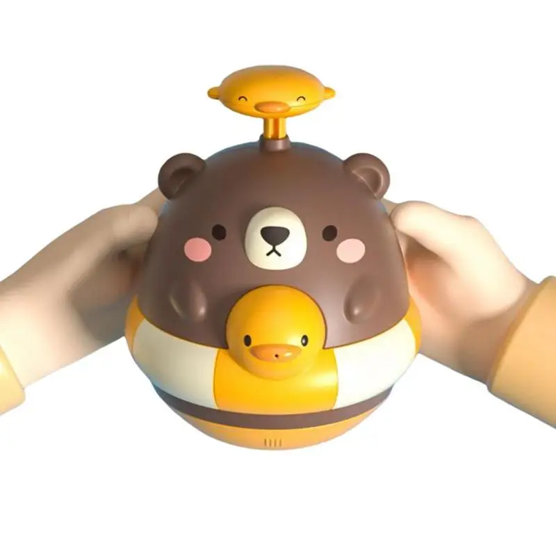 

Игрушка для ванны с распылителем воды, плавающая вращающаяся утка, спринклер для душа, детская игра для купания, ванная комната для детей, подарок
