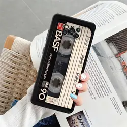 Retro Cassette Tape Black Soft Phone Cover Case for Poco X3 (Mix01)