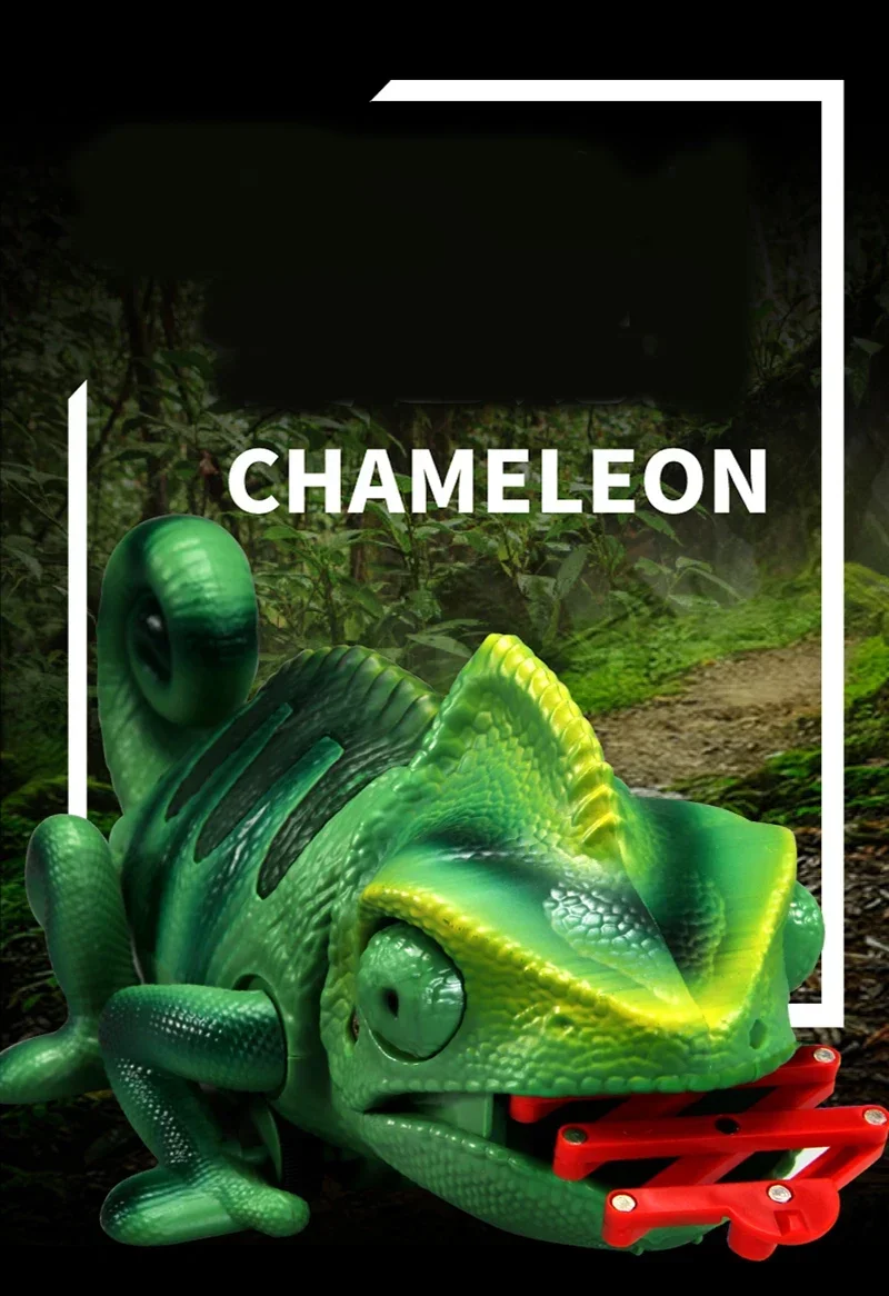 Animals Toys Chameleon  Lizard Pet Intelligent Toy Remote Control Toy Electronic Model Reptile Animals Robot For Kid 6
