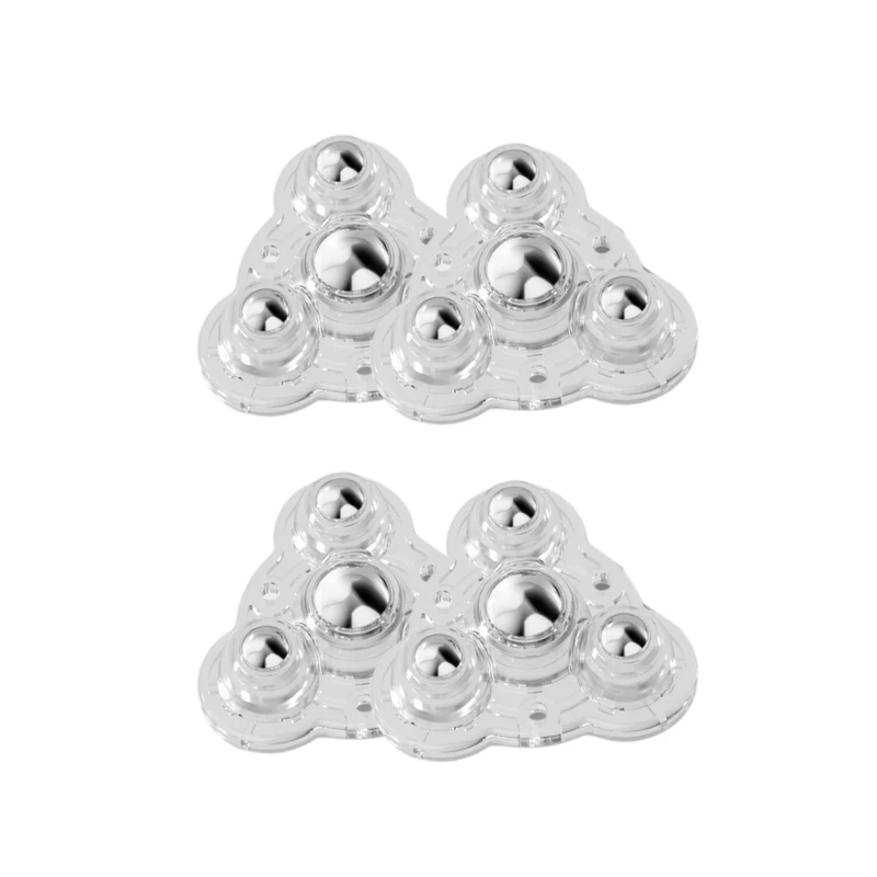 Easy Move Furniture Base Rollers Not Hole Needed Sliders set for Sofa Bed Chairs
