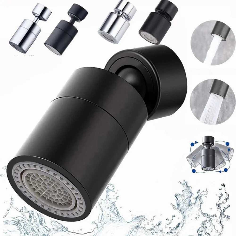 

New 2 Mode Kitchen Faucet Spray Head Filter Adjustable 360° Rotary Splashback Tap Nozzle Bubbler Kitchen Sink Faucet Aerator