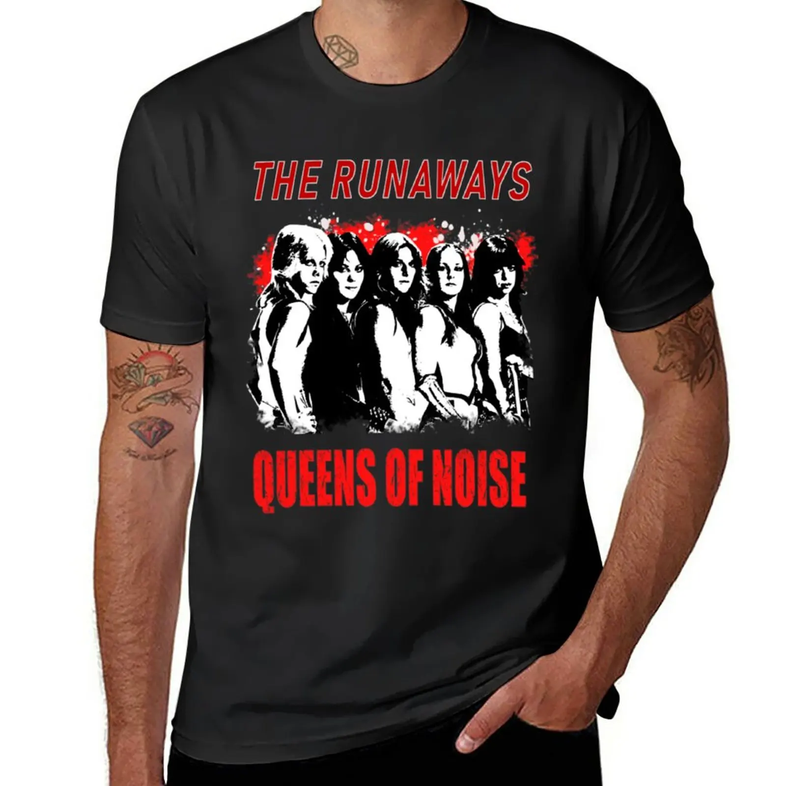 

New The Runaways-stencil | Perfect Gift T-Shirt sports fan t-shirts T-shirt short mens graphic t-shirts