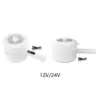 Electric Pot Noodles Cooker Frying Pan Nonstick Soup Pot Portable Multipurpose Ramen Cooker for Steak Soup Eggs Pasta Ramen 2