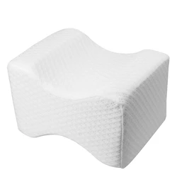 Orthopedic Memory Foam Knee Pillow for Enhanced Side Sleep Comfort (1pcs)