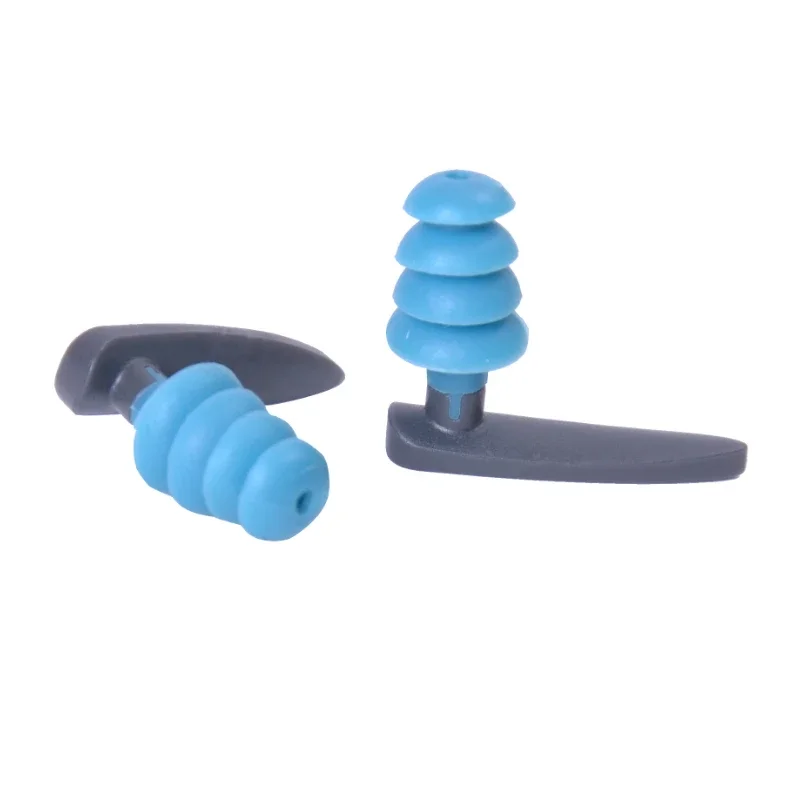 Swimming Ear Plugs Soft Silicone Reusable Comfortable Waterproof Noise Cancelling Hearing Protection Earbuds With Storage Case