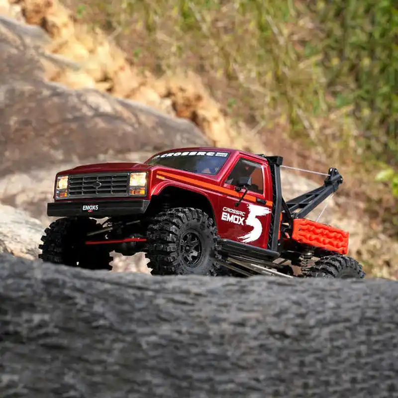 CROSSRC EMO X5 Big Rock Sheep 1:8 Remote Control Electric Brushless FOC Extended Rescue Vehicle Climbing Off-Road Vehicle 4