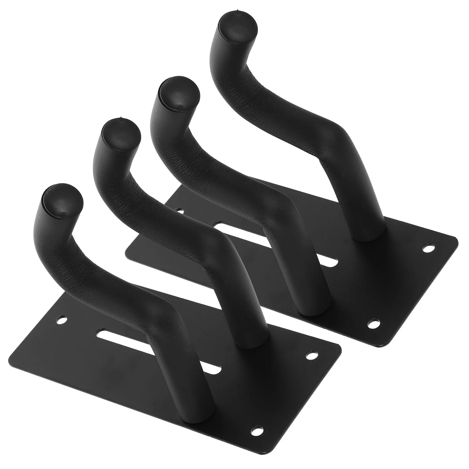 

2 Pcs Guzheng Rack Wall Mount Violin Acoustic Clothes Hangers for Guitar Holder Mounts Horizontal