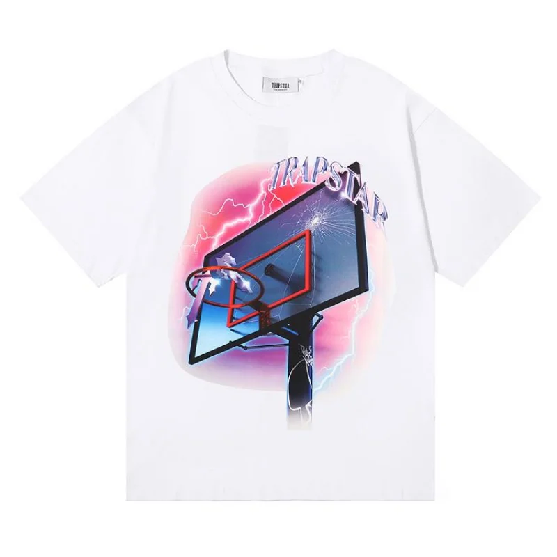 High Quality 1:1 Basketball Hoop High Definition Trapstar T Shirt
