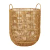 1PCS Laundry Basket Dirty Clothes Laundry Storage Basket Wooden Rattan Toys Organizer Home Portable Sundries Storage Bin 3