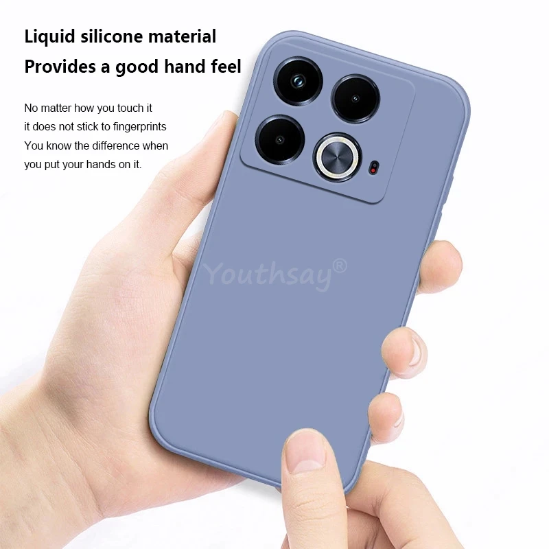 Liquid Silicone Anti-Drop TPU Protective Phone Case