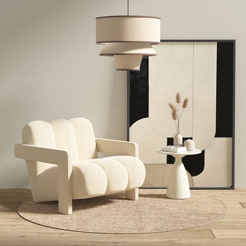 

Makeup Nordic Lounge Chair Sofa Arm Designer Floor Living Room Chairs Rocking Luxury Home Furniture