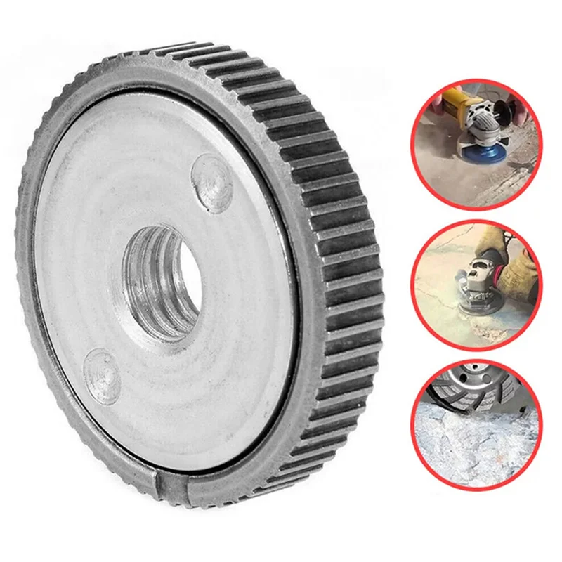 M14 Thread Angle Grinder Self-locking Pressing Plate Angle Grinder Quick Release Flange Nut Clamping Auto Repair Tool