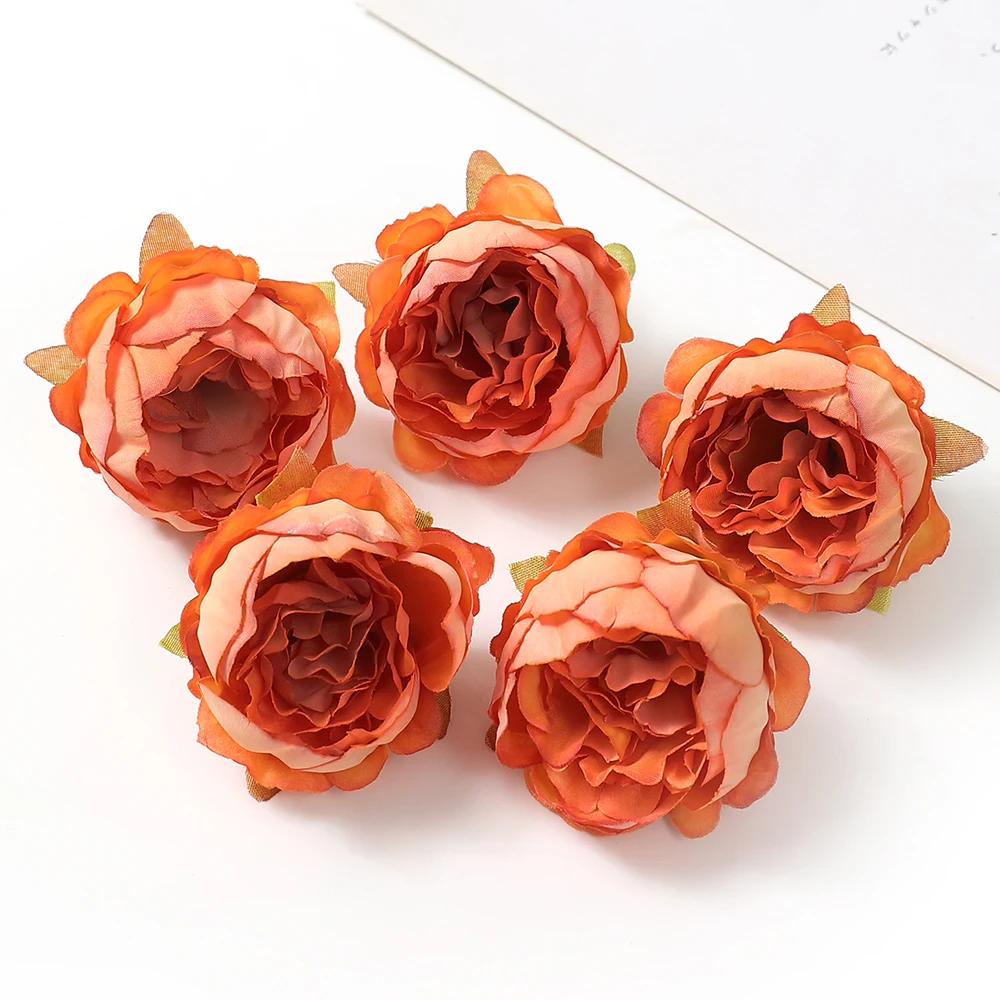 5/10 Stück Pfingstrose Künstliche Blumen 4,5 cm Seide Gefälschte Blume für Zuhause Zimmer Dekor Garten Hochzeit Dekoration Braut DIY Kranz Zubehör – Detail 15
