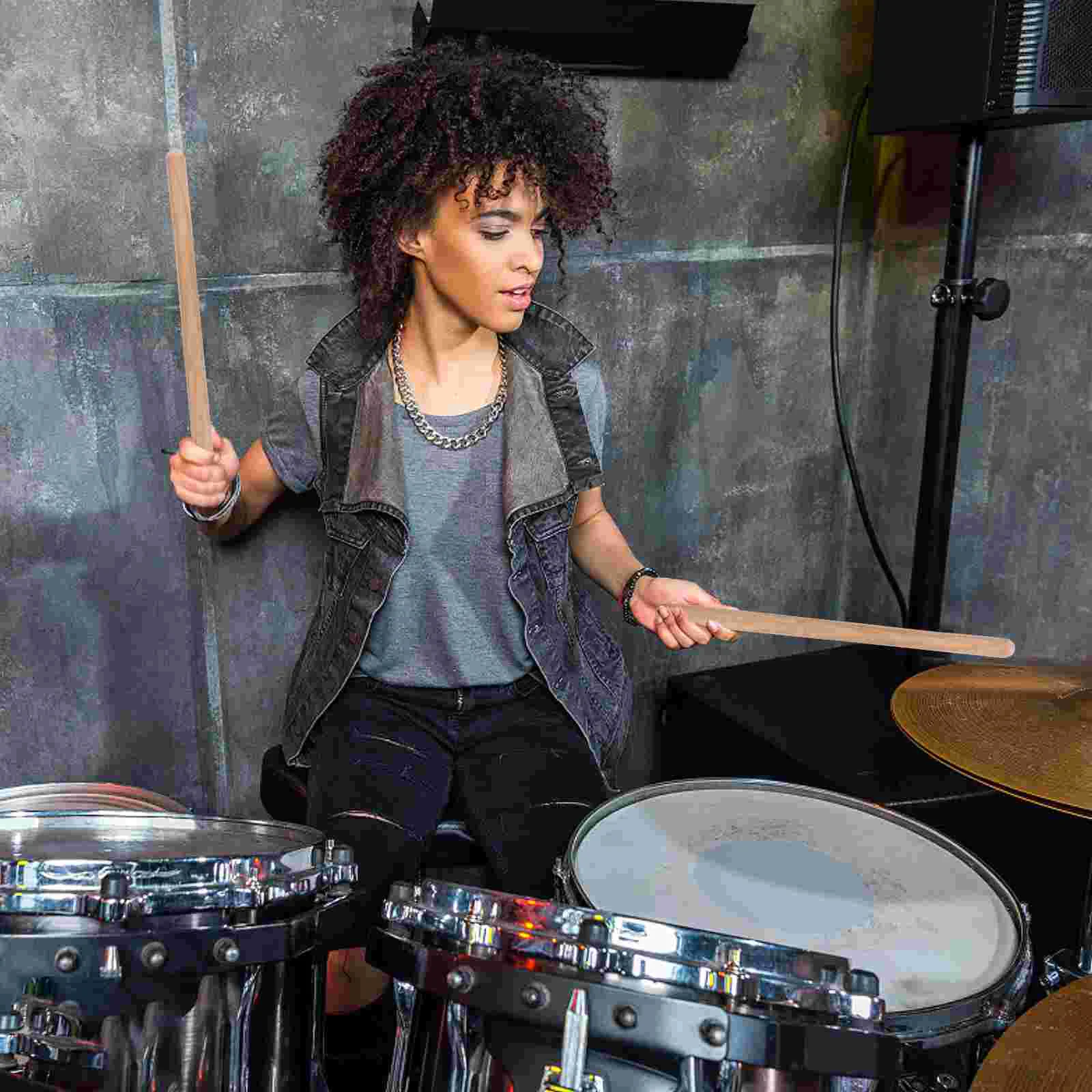 

Jazz Drumsticks Bundled Drumsticks Wood Jazz Drum Stick Children Musical Stick Beating Sticks Musical Instruments Accessories