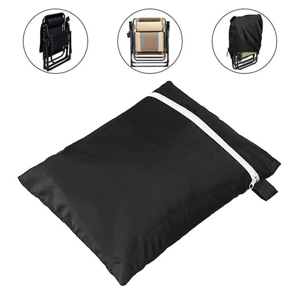 Folding Chair Dust Cover Outdoor Garden Chairs Storage Bag Patio Furniture Protector Waterproof Dustproof Chair  Cover - 4