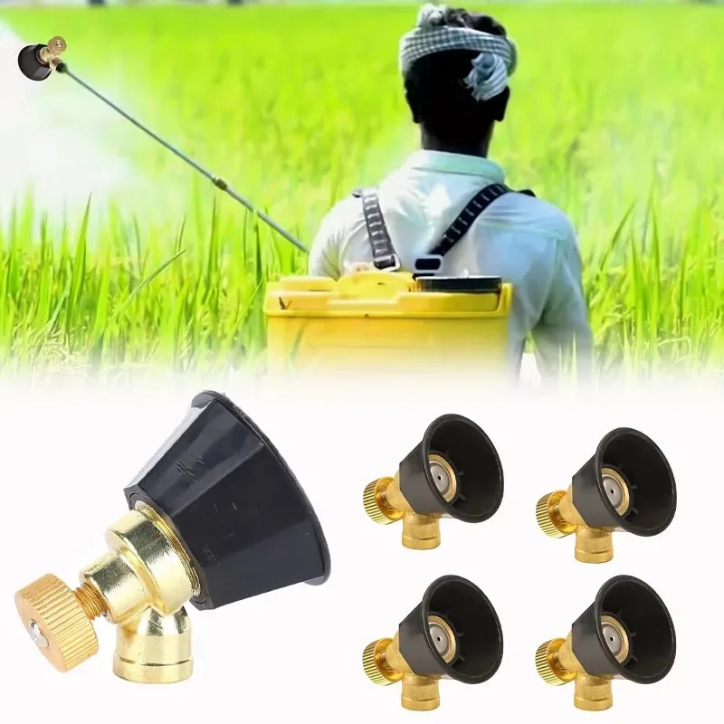 1-20PCS Landwirtschaft Einstellbare Schwarz Tornado Air Vortex Hochdruck Düse Winddicht Sprayer Für Pestizid Zerstäubung
