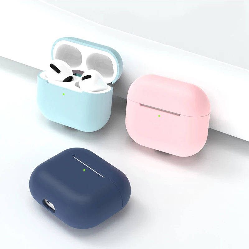 Силиконовый чехол для наушников Airpods 3, защитный чехол для наушников Apple Airpods 3, чехол для беспроводного телефона