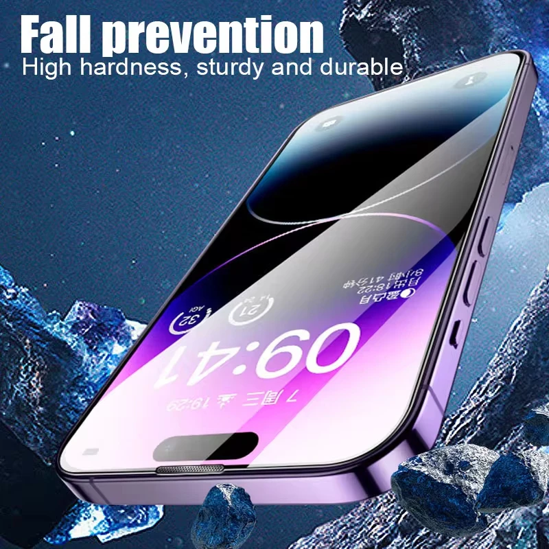 Dust-Free Installation Privacy Screen Protector with Tempered Glass Film