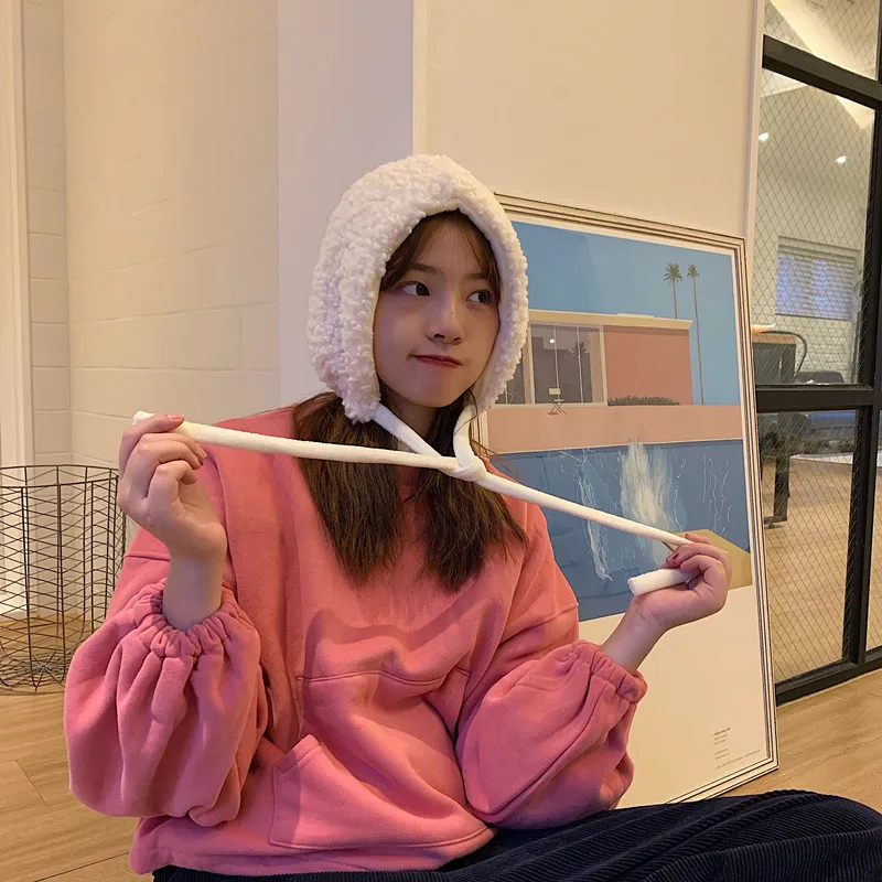 Artificial Fur Winter Hats Hat with Earflaps Hat Russian Winter Caps Fur Hood Hat Women's Bomber Hats Warm Beanies Cap Panama